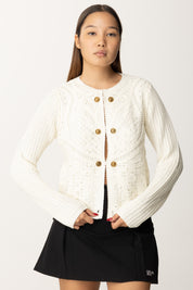 Twin-set Giacca In Maglia Crochet 242TP3474 NEVE