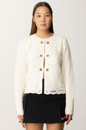 Twin-set Giacca In Maglia Crochet 242TP3474 NEVE