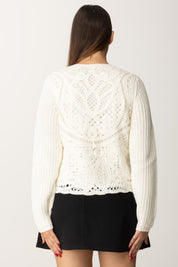 Twin-set Giacca In Maglia Crochet 242TP3474 NEVE