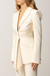 Patrizia Pepe Giacca/jacket Dez 2S1541 A663 WOOLY WHITE