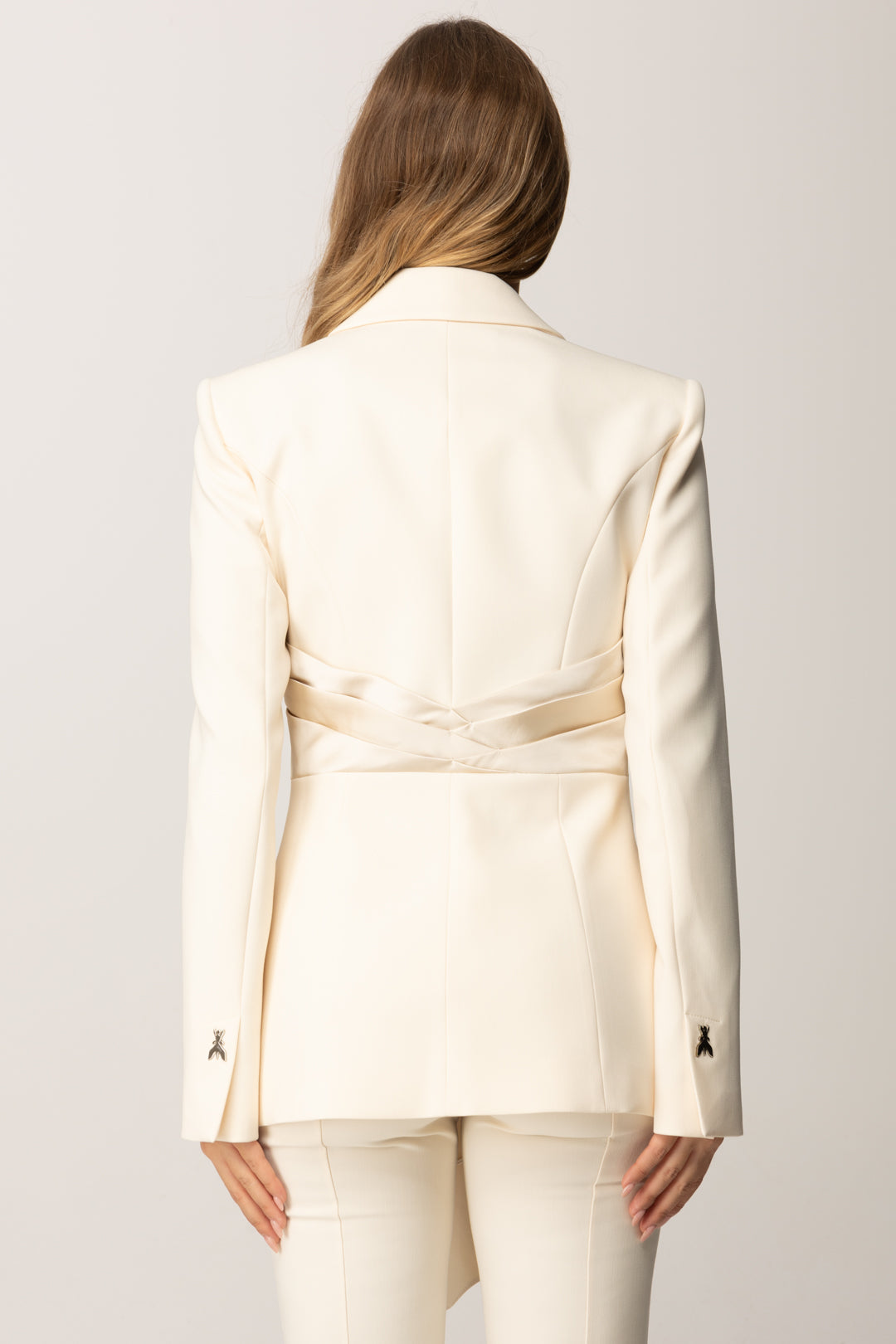 Patrizia Pepe Giacca/jacket Dez 2S1541 A663 WOOLY WHITE