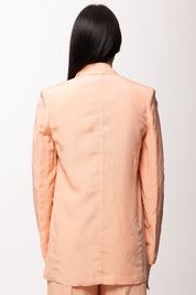 Hanita Giacca Monopetto Fluida con Rever Classico H.J1258.4572 ROSA TRAMONTO