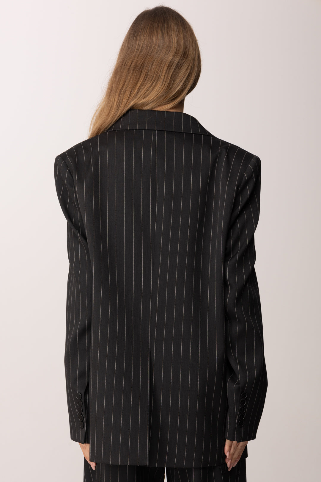 Aniye By Giacca Monopetto Irina Gessata 185106 BLACK VINYL