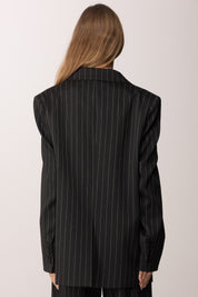 Aniye By Giacca Monopetto Irina Gessata 185106 BLACK VINYL