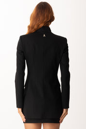 Patrizia Pepe Giacca Monopetto Taglio Lungo 8S0557 A025 NERO