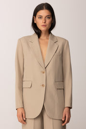 Khloe Femme Giacca Oversize BEIGE