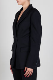 Aniye By Giacca Rio Sfiancata con Rever a Lancia 181098 BLACK :AI26
