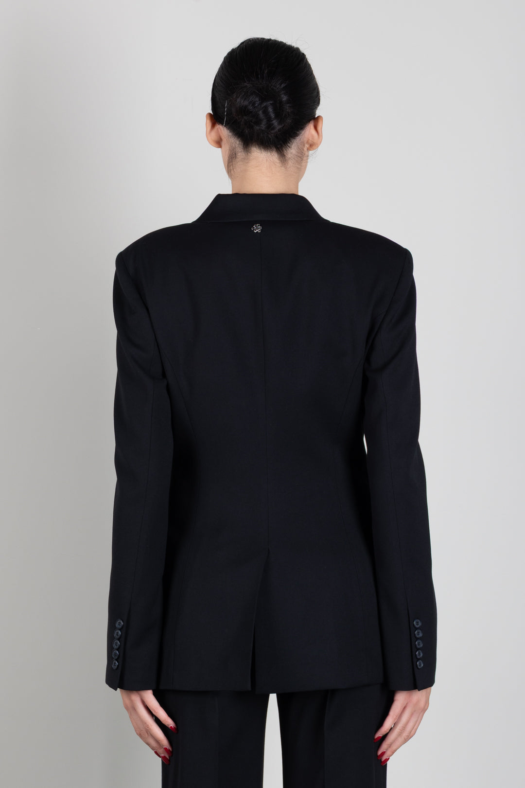 Aniye By Giacca Rio Sfiancata con Rever a Lancia 181098 BLACK :AI26