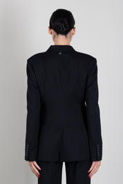 Aniye By Giacca Rio Sfiancata con Rever a Lancia 181098 BLACK :AI26
