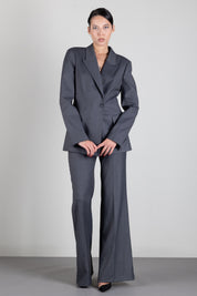 Aniye By Giacca Rio Sfiancata con Rever a Lancia 181098 GRAY :AI26