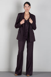 Aniye By Giacca Rio Sfiancata con Rever a Lancia 181098 RUBY NOIR :AI26