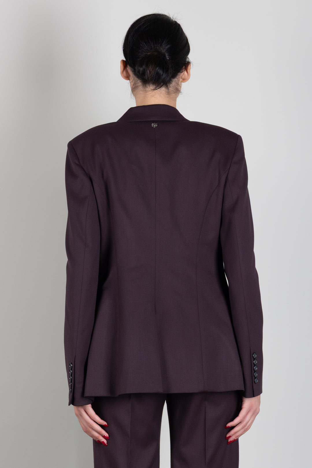 Aniye By Giacca Rio Sfiancata con Rever a Lancia 181098 RUBY NOIR :AI26