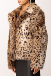 Aniye By Giacca Roxette In Eco-pelliccia Animalier 181219 HYENA