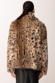 Aniye By Giacca Roxette In Eco-pelliccia Animalier 181219 HYENA