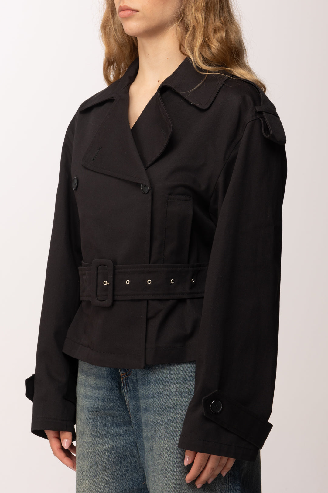Aniye By Giacca Trench Dyla 185134 BLACK VINYL :PE26