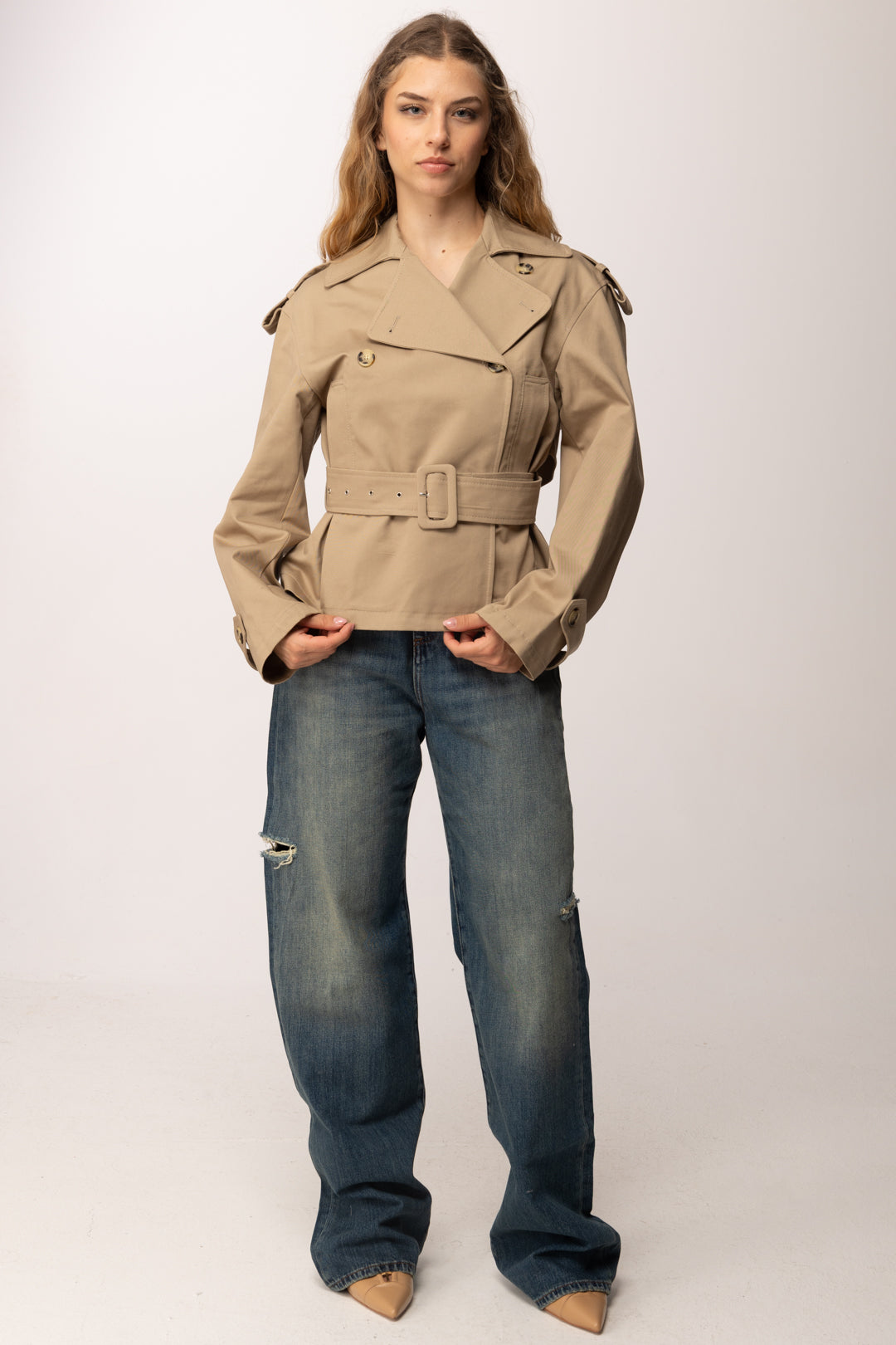 Aniye By Giacca Trench Dyla 185134 KAKI :PE26