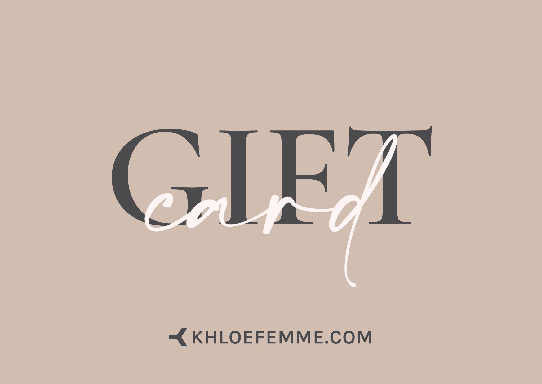 gift card khloefemme