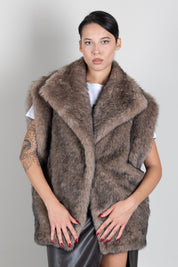 Aniye By Gilet Fur Raya 181017 POLAR WOLF :AI26