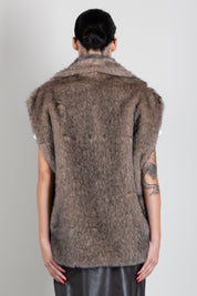 Aniye By Gilet Fur Raya 181017 POLAR WOLF :AI26