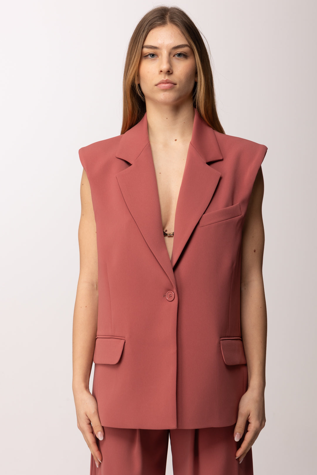 Aniye By Gilet Over Bella 185015 DEEP RIBBON :PE26