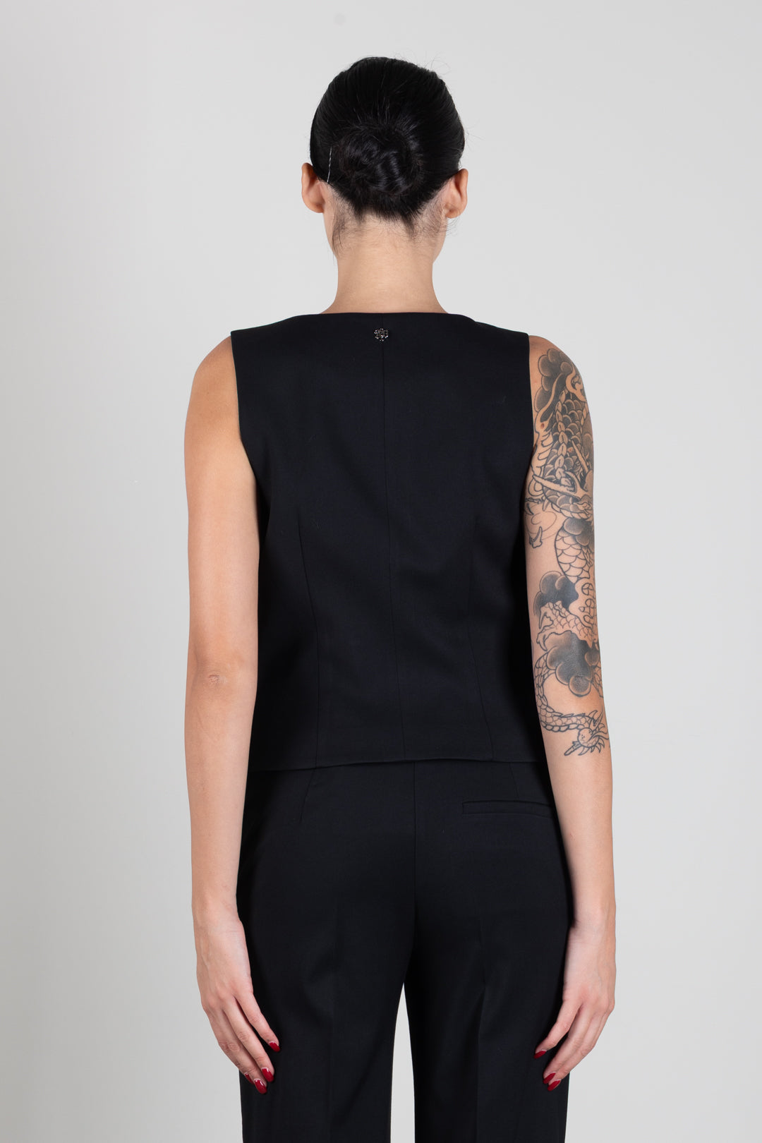 Aniye By Gilet Rio Monopetto Sfiancato 181100 BLACK :AI26
