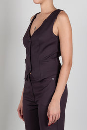 Aniye By Gilet Rio Monopetto Sfiancato 181100 RUBY NOIR :AI26