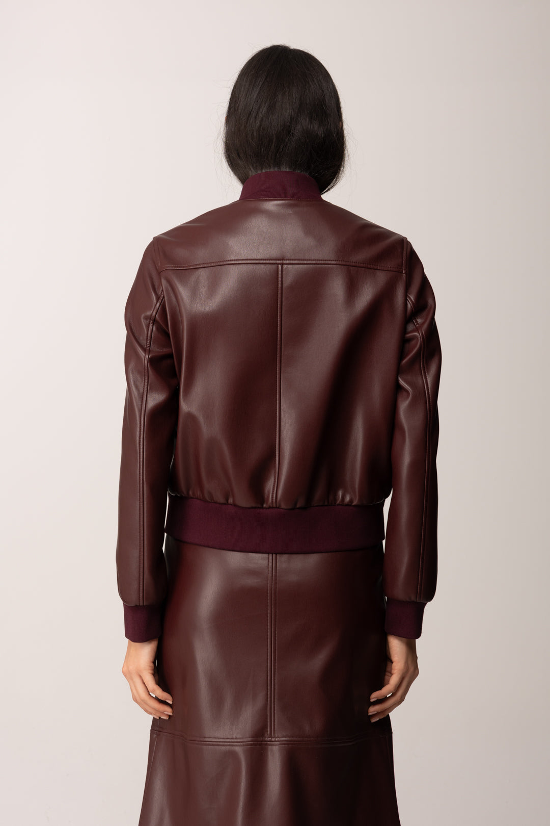 Twin-set Giubbotto Effetto Pelle con Bottoni 252TP2232 WINETASTING