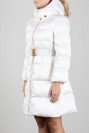 Elisabetta Franchi Bambina Giubbotto Lungo In Vela Satin con Cintura EFGB140CNY042.0067