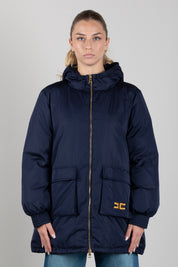 Elisabetta Franchi Bambina Giubbotto Parka con Cappuccio e Maxi Tasche EFGB143CNY043.4062