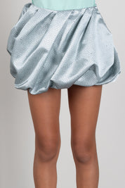 Elisabetta Franchi Bambina Gonna a Palloncino con Fantasia a Pois EFGO2280TV153.D574