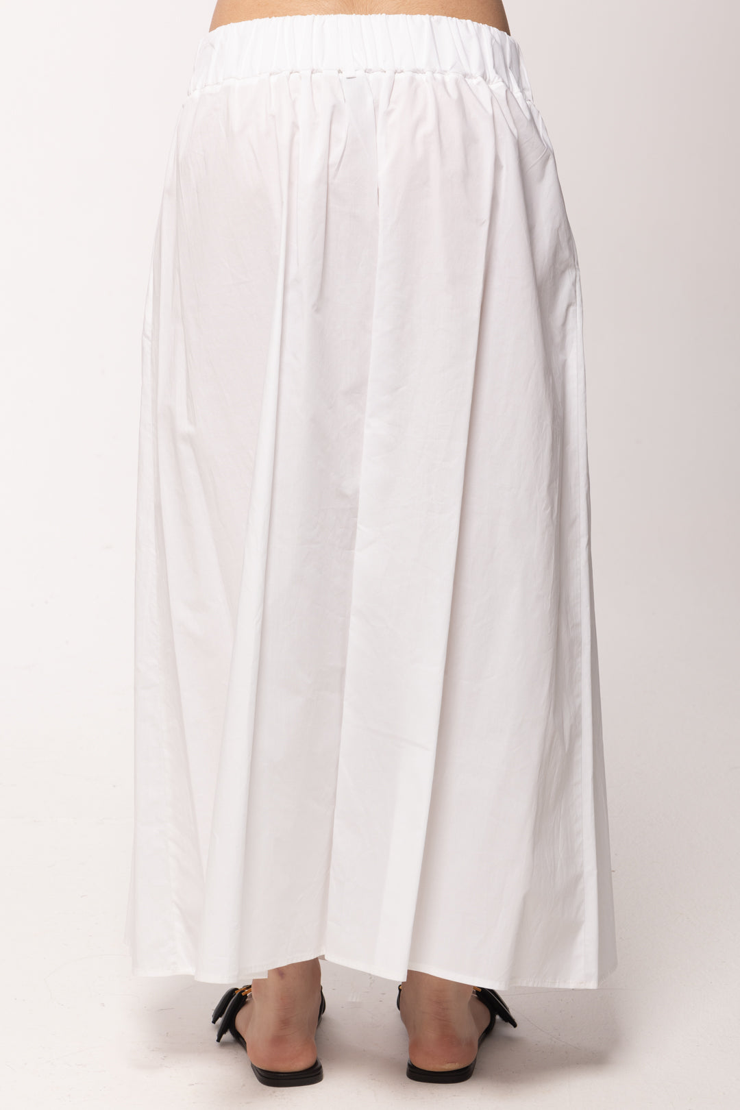 Aniye By Gonna a Pieghe Cora Taglio Midi 185303 BLANC :PE26