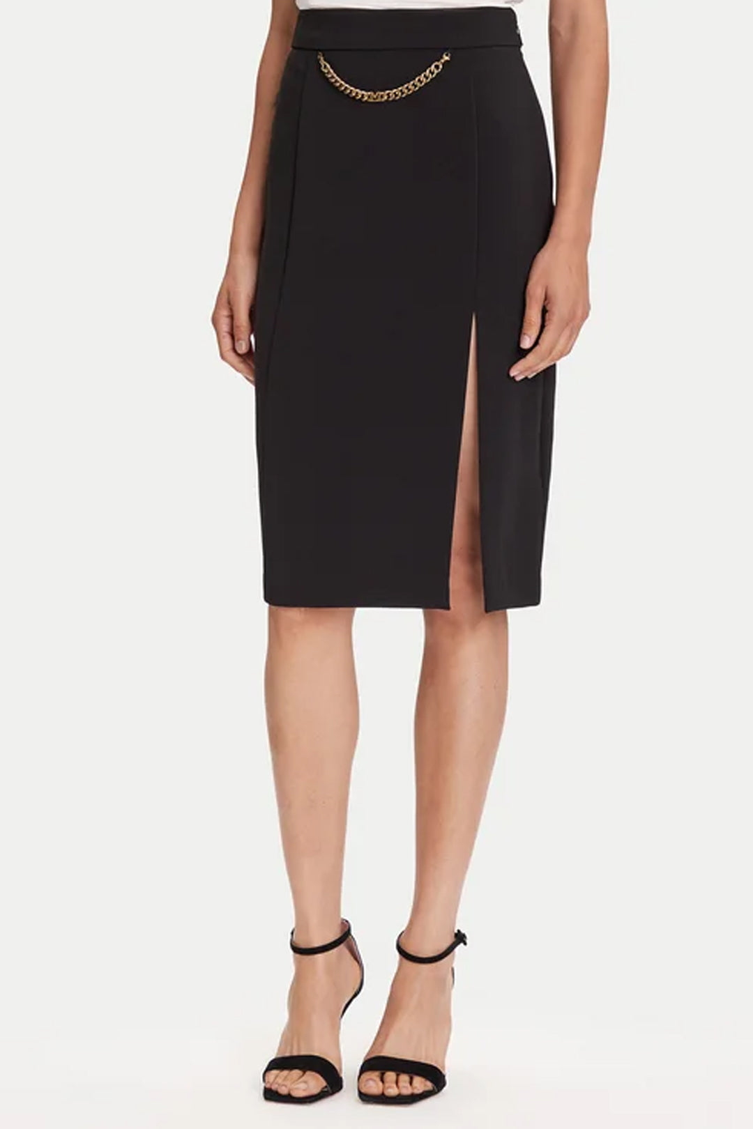 Marciano By Guess Gonna a Tubino Ella con Catena Logata 5YGD07 7357A JET BLACK A996