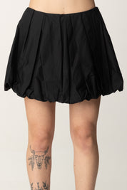 Pinko Gonna Balloon In Popeline 105183 A2LD NERO LIMOUSINE