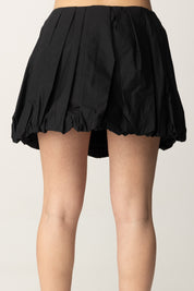 Pinko Gonna Balloon In Popeline 105183 A2LD NERO LIMOUSINE