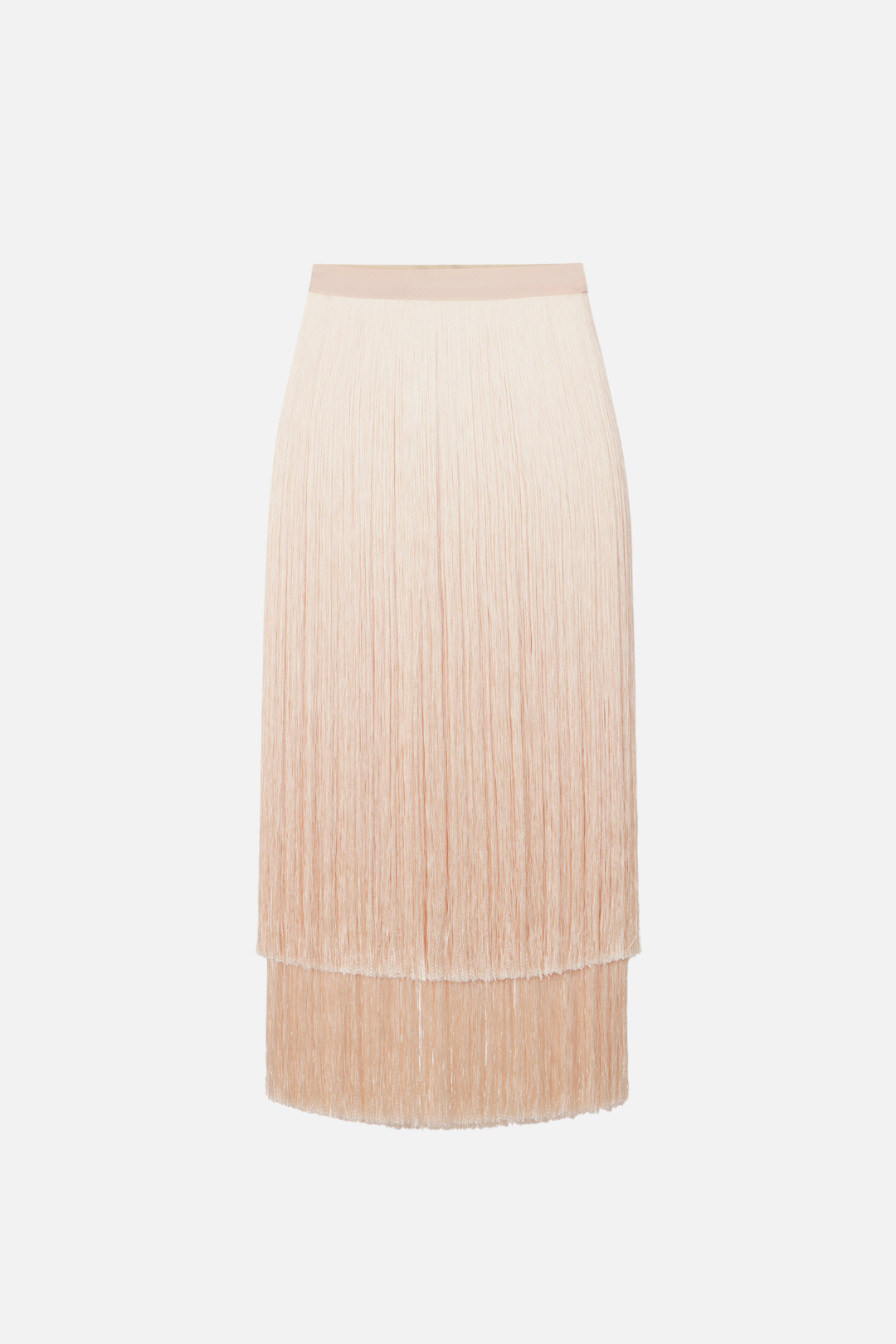 Elisabetta Franchi Gonna con Frange Lunghe GO19663E2 NUDE