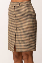 Aniye By Gonna Dritta Lexa con Motivo Check All Over 181210 BLACK COFFEE