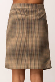 Aniye By Gonna Dritta Lexa con Motivo Check All Over 181210 BLACK COFFEE