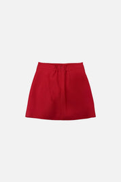 Elisabetta Franchi Bambina Gonna In Crepe con Pattine Ricamate EFGO2300GA022.3728
