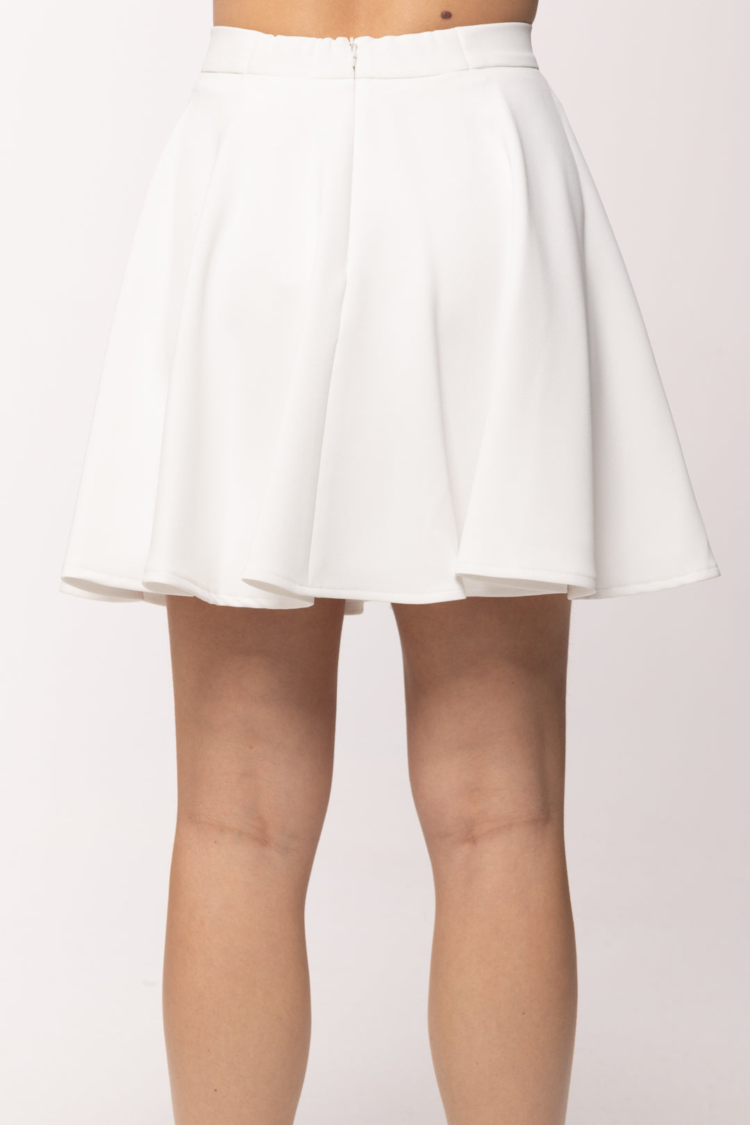 Elisabetta Franchi Bambina Gonna In Crepe con Tasche Profilate EFGO2110GA022.0100