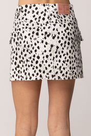 Elisabetta Franchi Bambina Gonna In Drill Animalier EFGO2190CEE01.D028