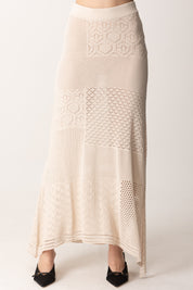 Akep Gonna Lunga Crochet GOKD09090 CREMA