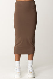 Pinko Gonna Midi Aderente 104165 TERRA SCURO