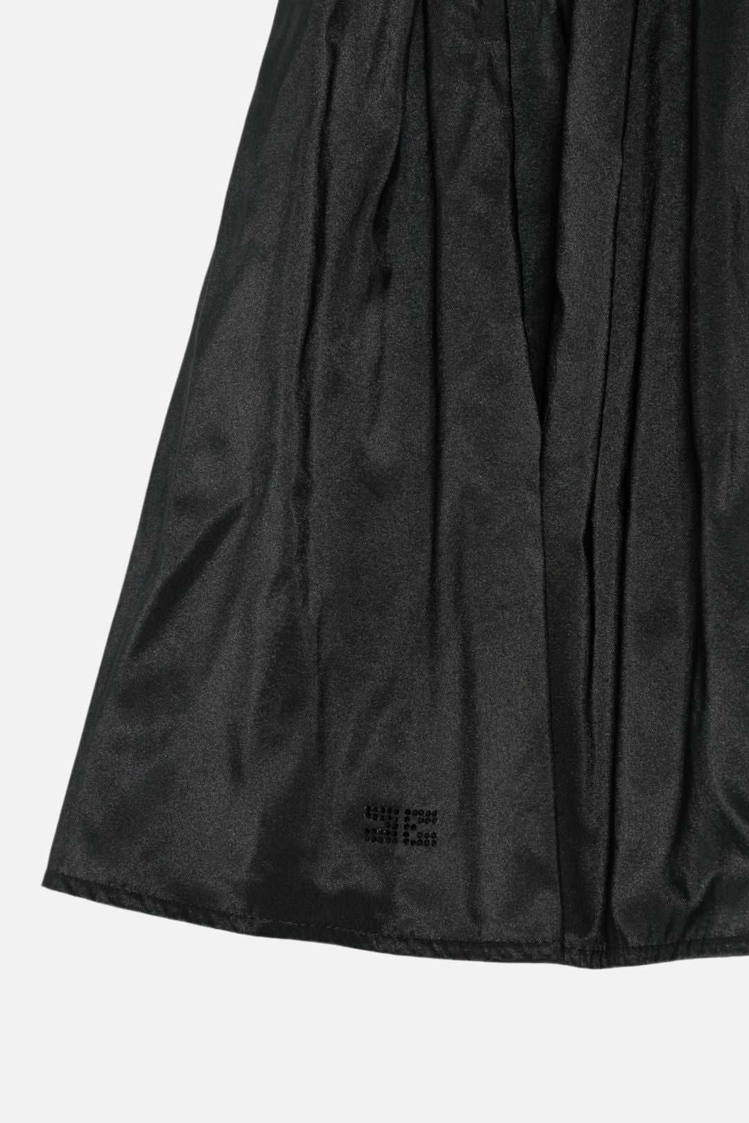 Elisabetta Franchi Bambina Gonna Midi In Taffetà con Applicazione Logo In Strass EFGO2380TF004.N000