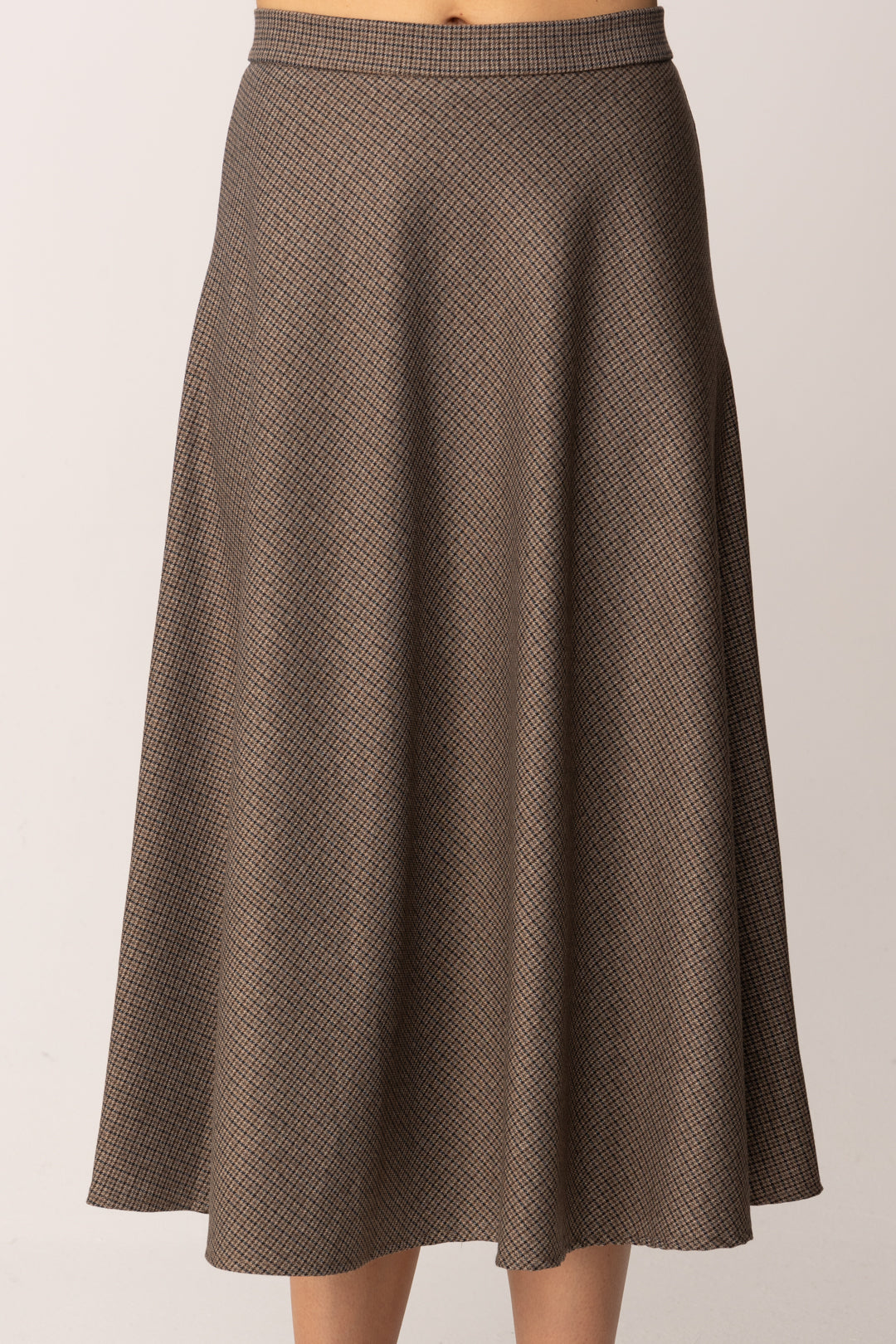 Khloe Femme Gonna Midi Svasata a Micro-motivo MORO