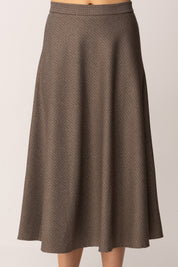 Khloe Femme Gonna Midi Svasata a Micro-motivo MORO