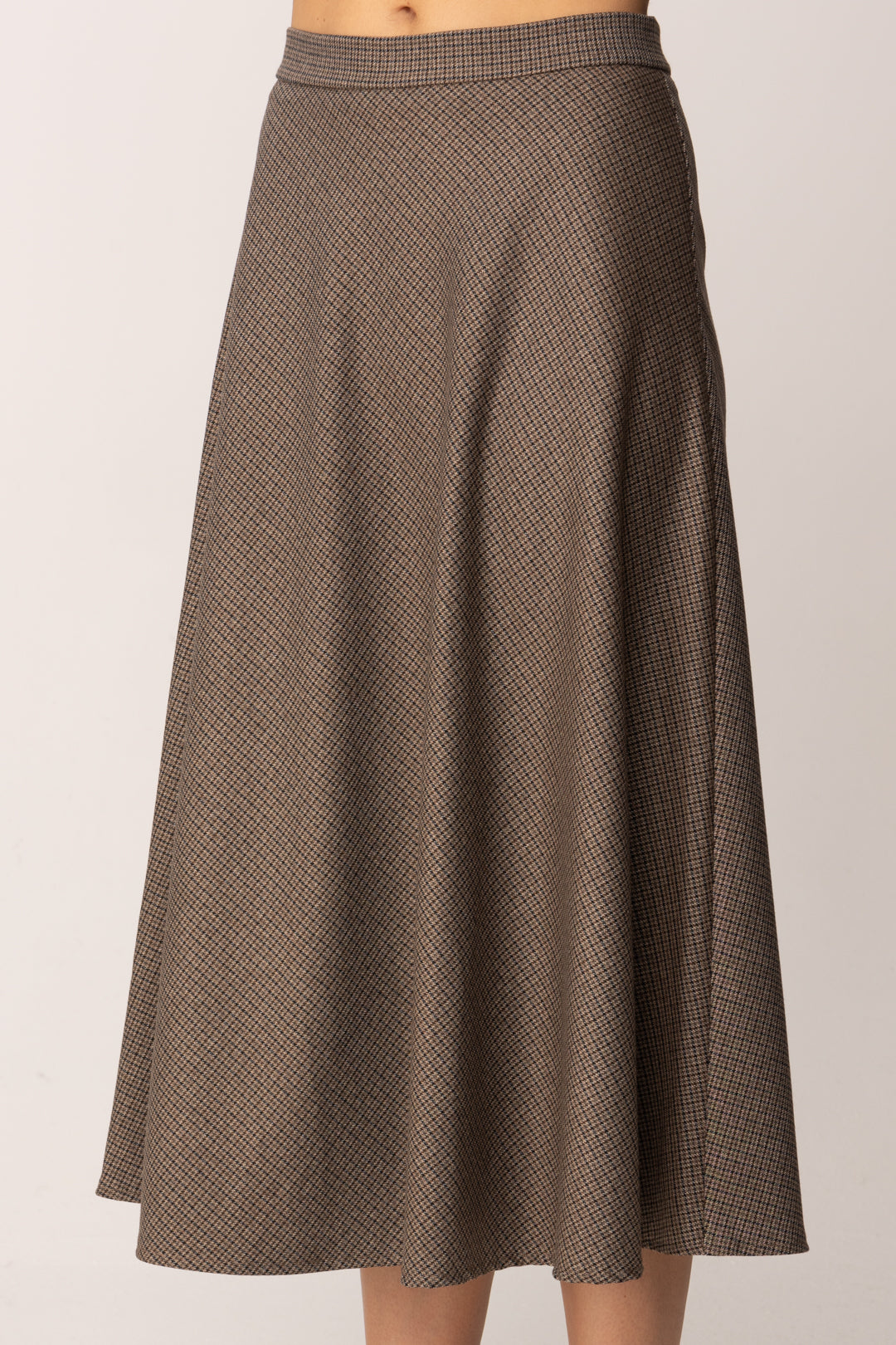 Khloe Femme Gonna Midi Svasata a Micro-motivo MORO