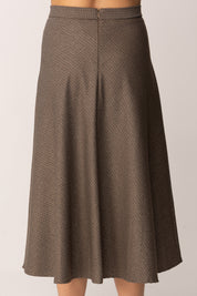 Khloe Femme Gonna Midi Svasata a Micro-motivo MORO