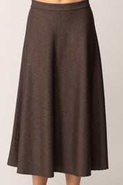 Khloe Femme Gonna Midi Svasata a Micro-motivo VINO