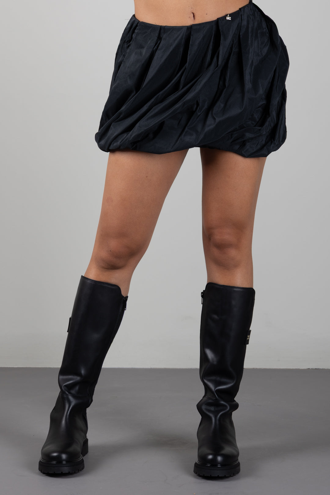 Elisabetta Franchi Bambina Gonna Plissettata con Fondo a Palloncino EFGO2390TF004.N000