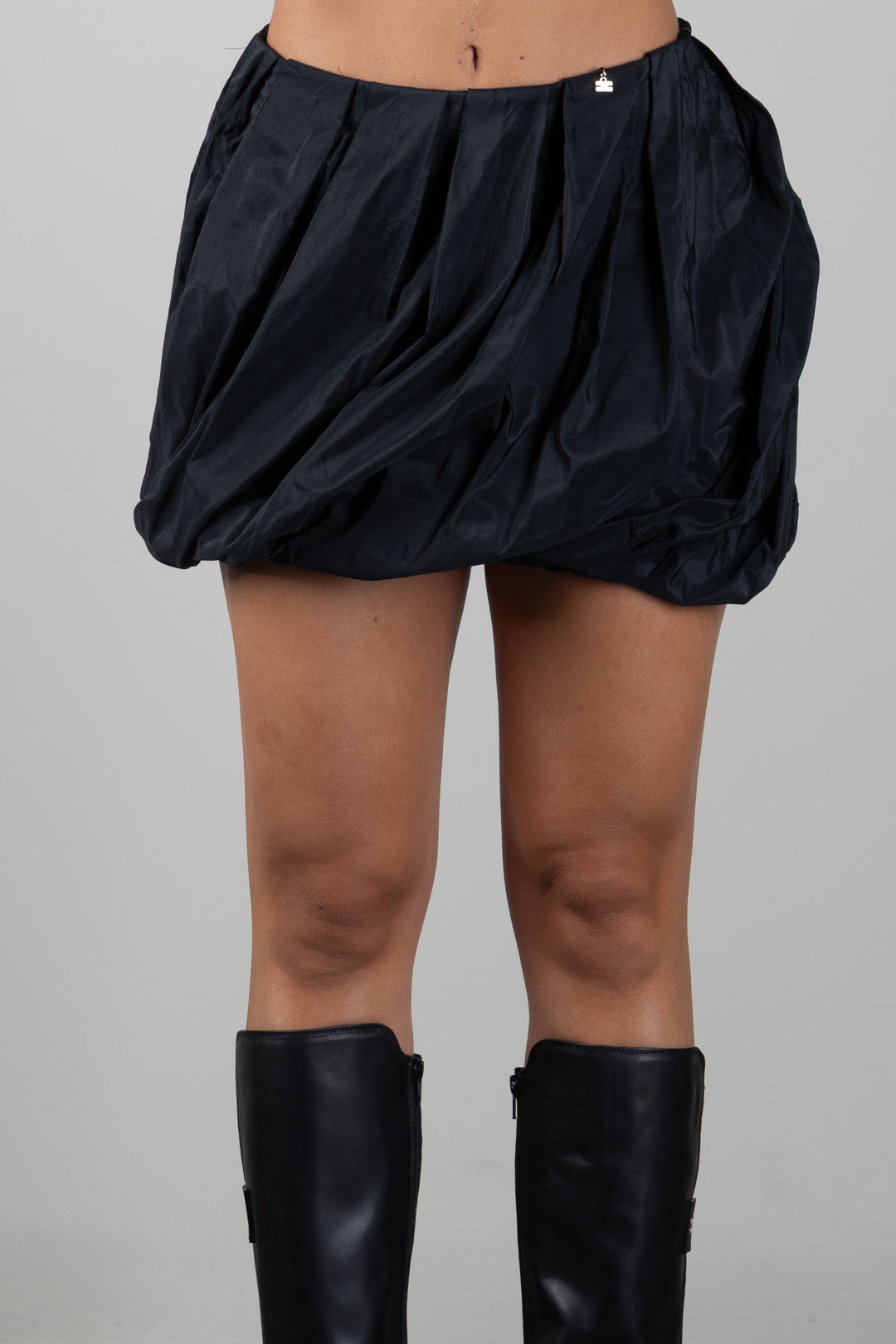 Elisabetta Franchi Bambina Gonna Plissettata con Fondo a Palloncino EFGO2390TF004.N000